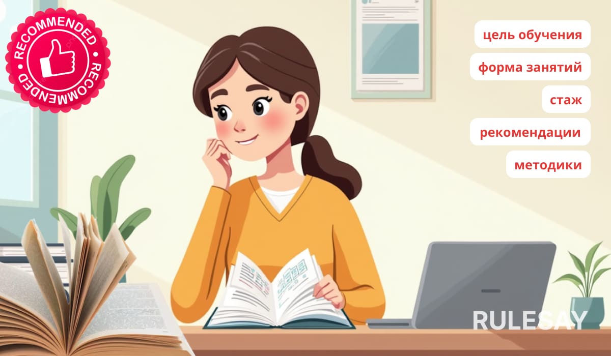 Как выбрать репетитора: цель обучения, формат занятий, стаж, рекомендации и методики преподавания