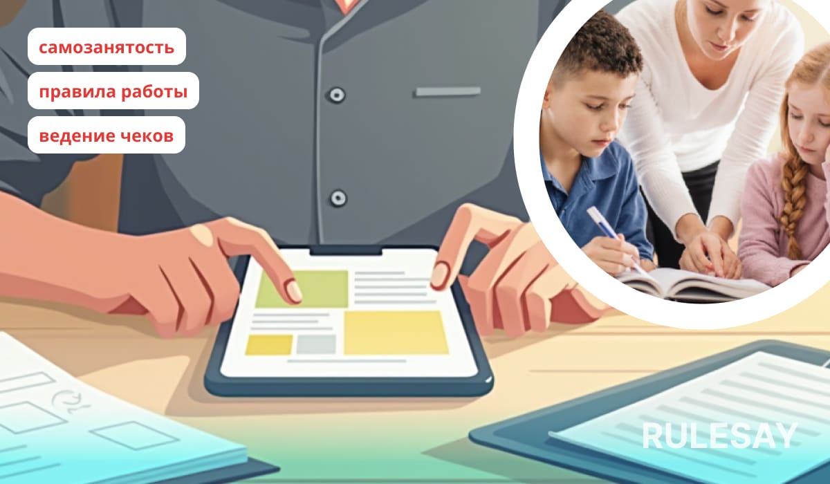 Репетитор и самозанятость: работа с учениками и правила ведения чеков при онлайн-оплате